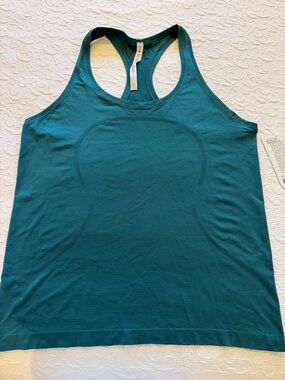 lululemon athletica Teal Racerback Tank Top